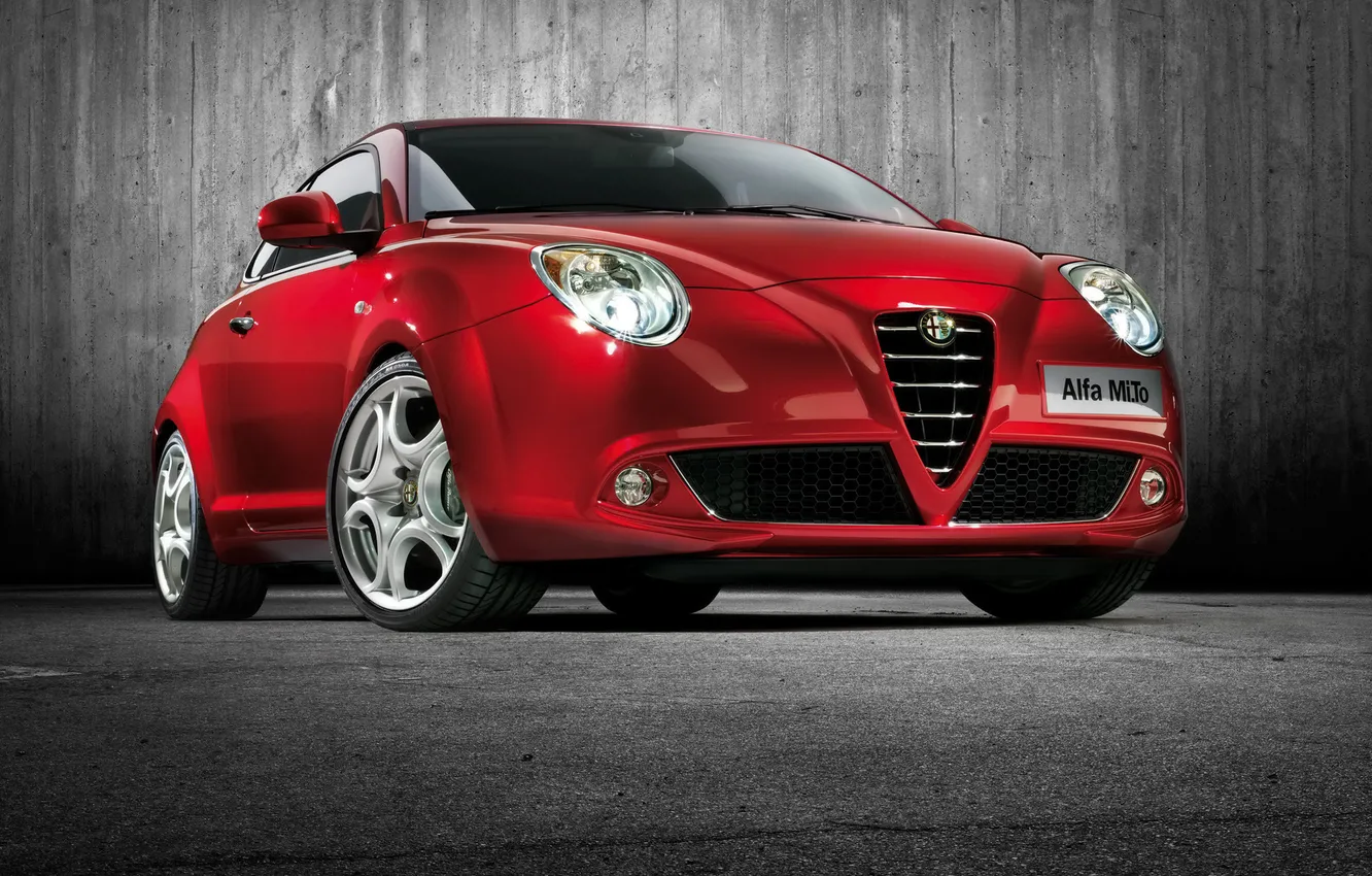 Photo wallpaper Alfa Romeo, Front