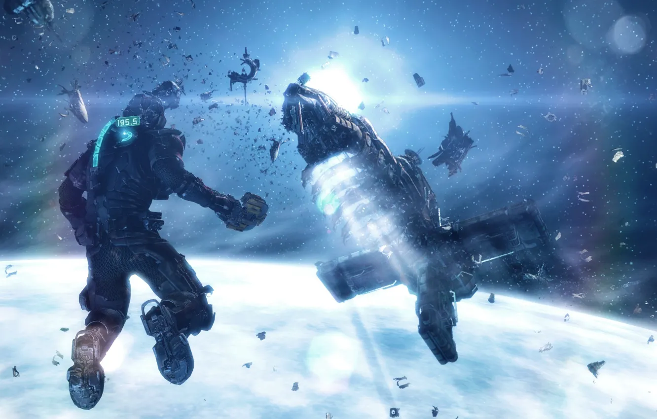 Photo wallpaper space, space, Isaac Clarke, Dead Space 3