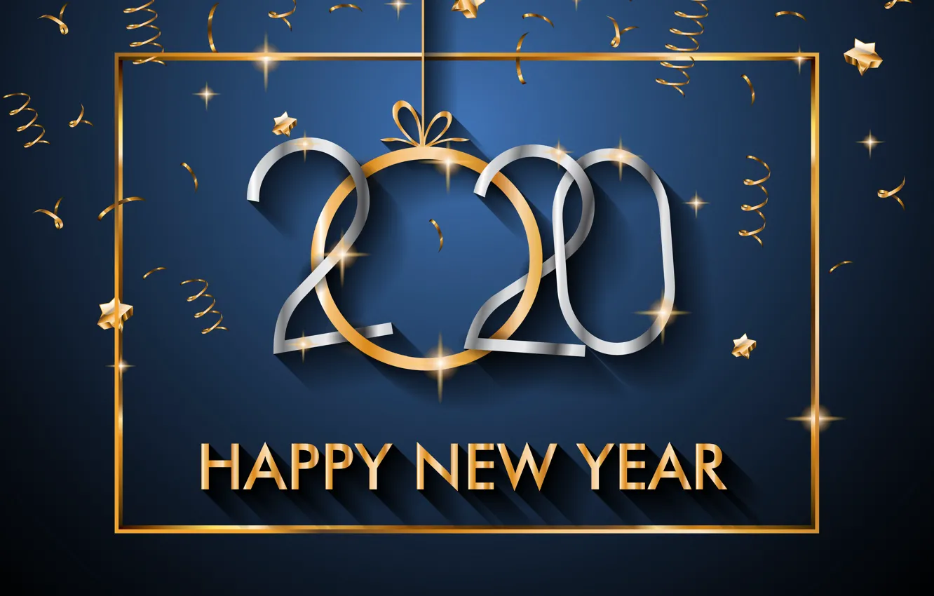 Photo wallpaper background, new year, 2020