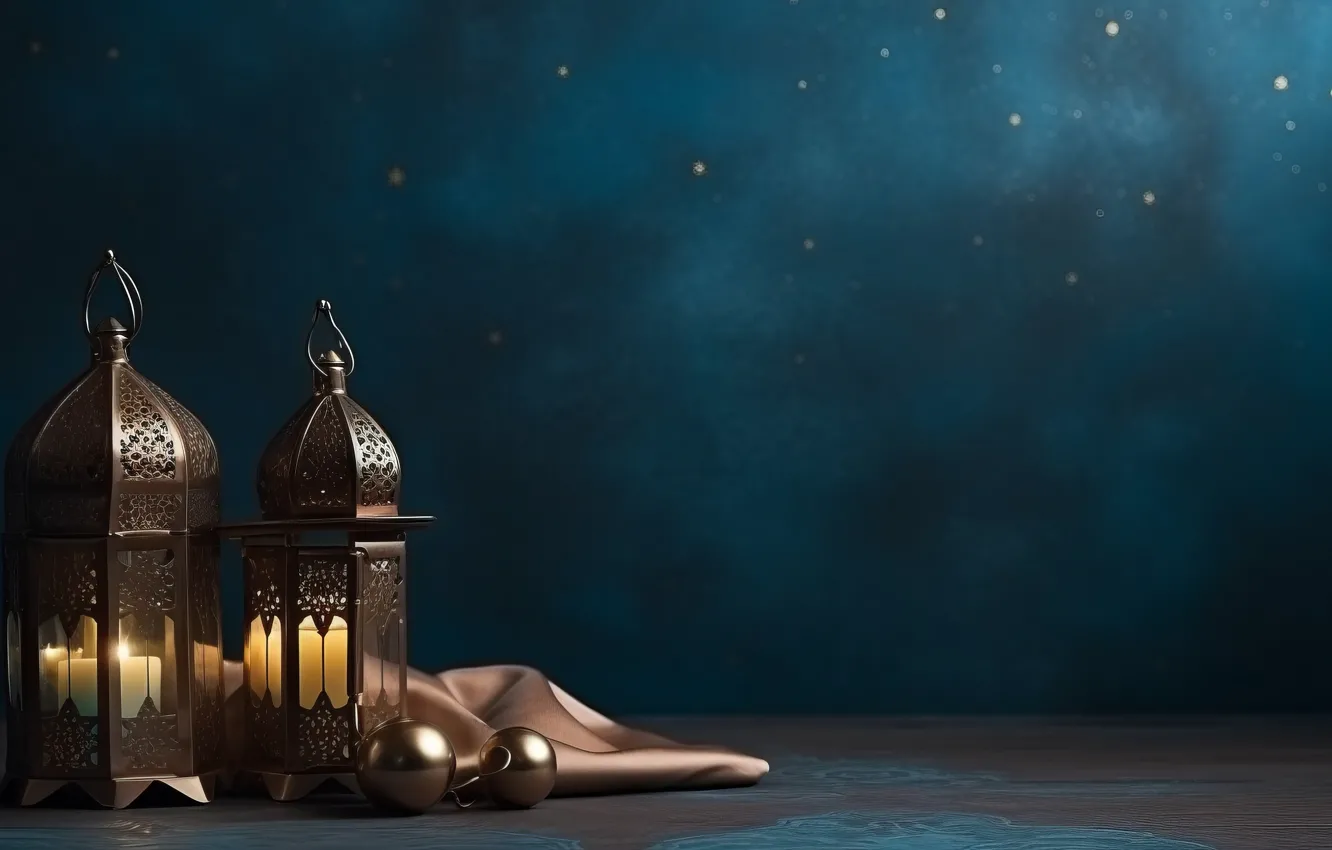 Photo wallpaper light, metal, the dark background, pattern, new year, candles, Christmas, lights