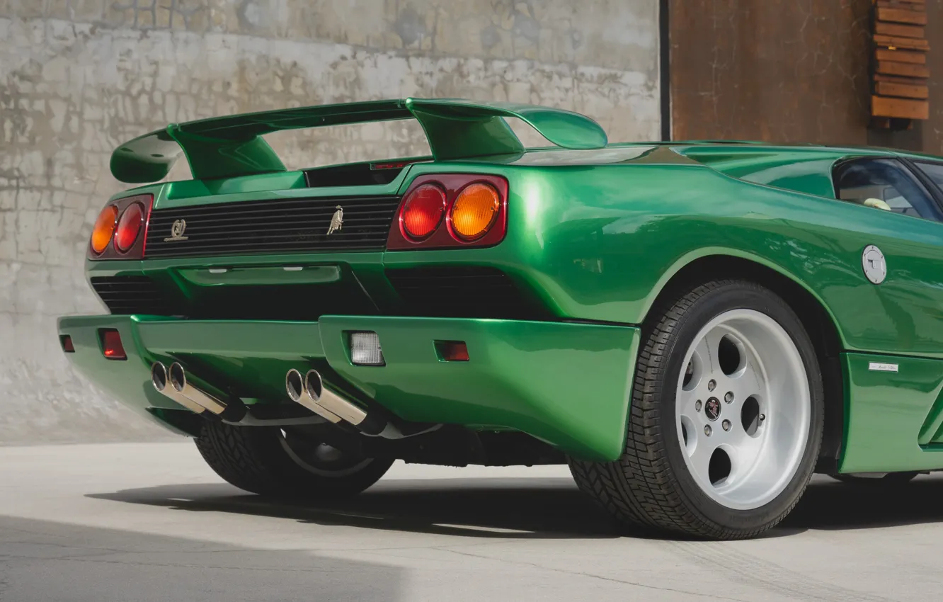 Photo wallpaper Lamborghini, Lambo, Diablo, back, Lamborghini Diablo SE30