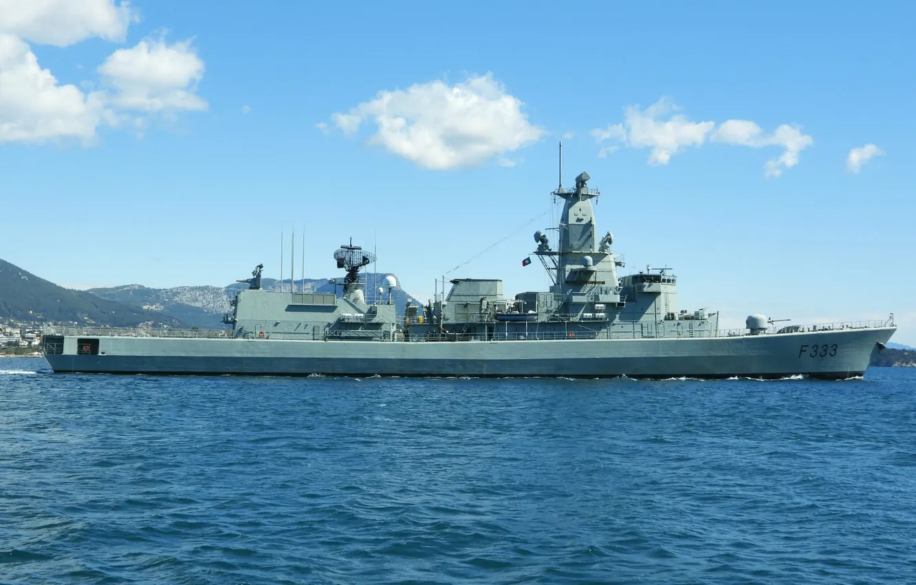Photo wallpaper Portugal, frigate, NRP Bartolomeu Dias