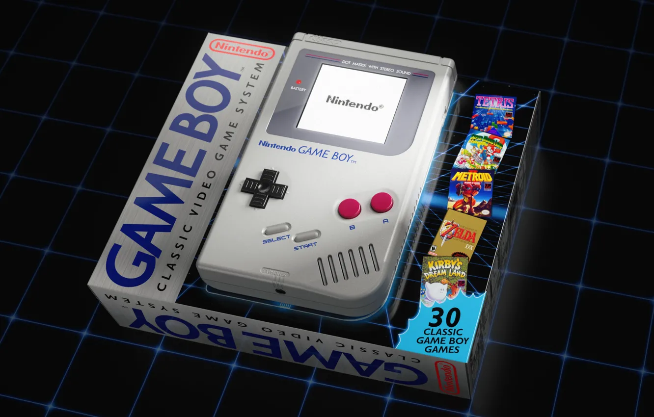 Photo wallpaper The game, Retro, Classic, Art, Nintendo, Rendering, Vintage, by Oliver Harries