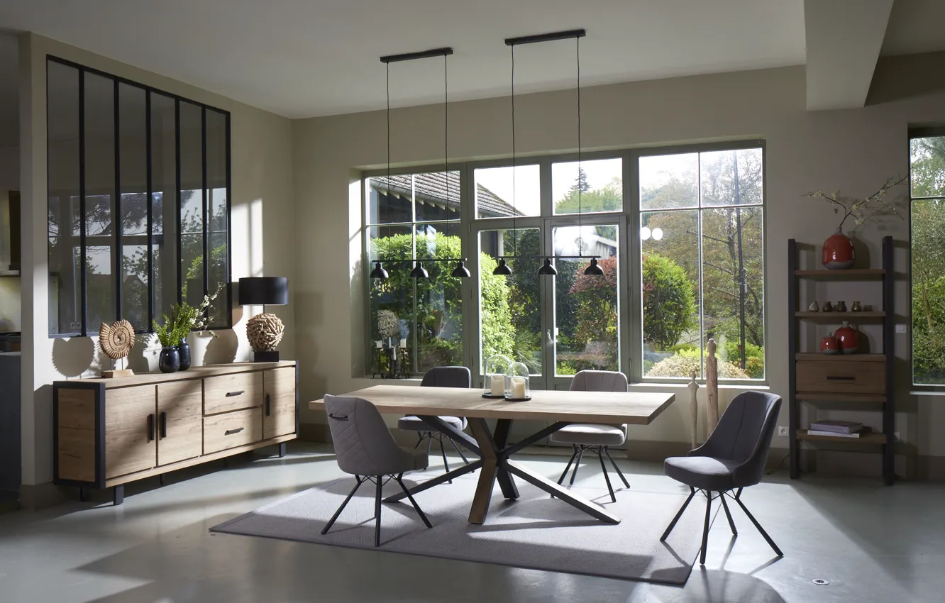 Photo wallpaper room, interior, dining room, Salon De Provence, The Dining Room