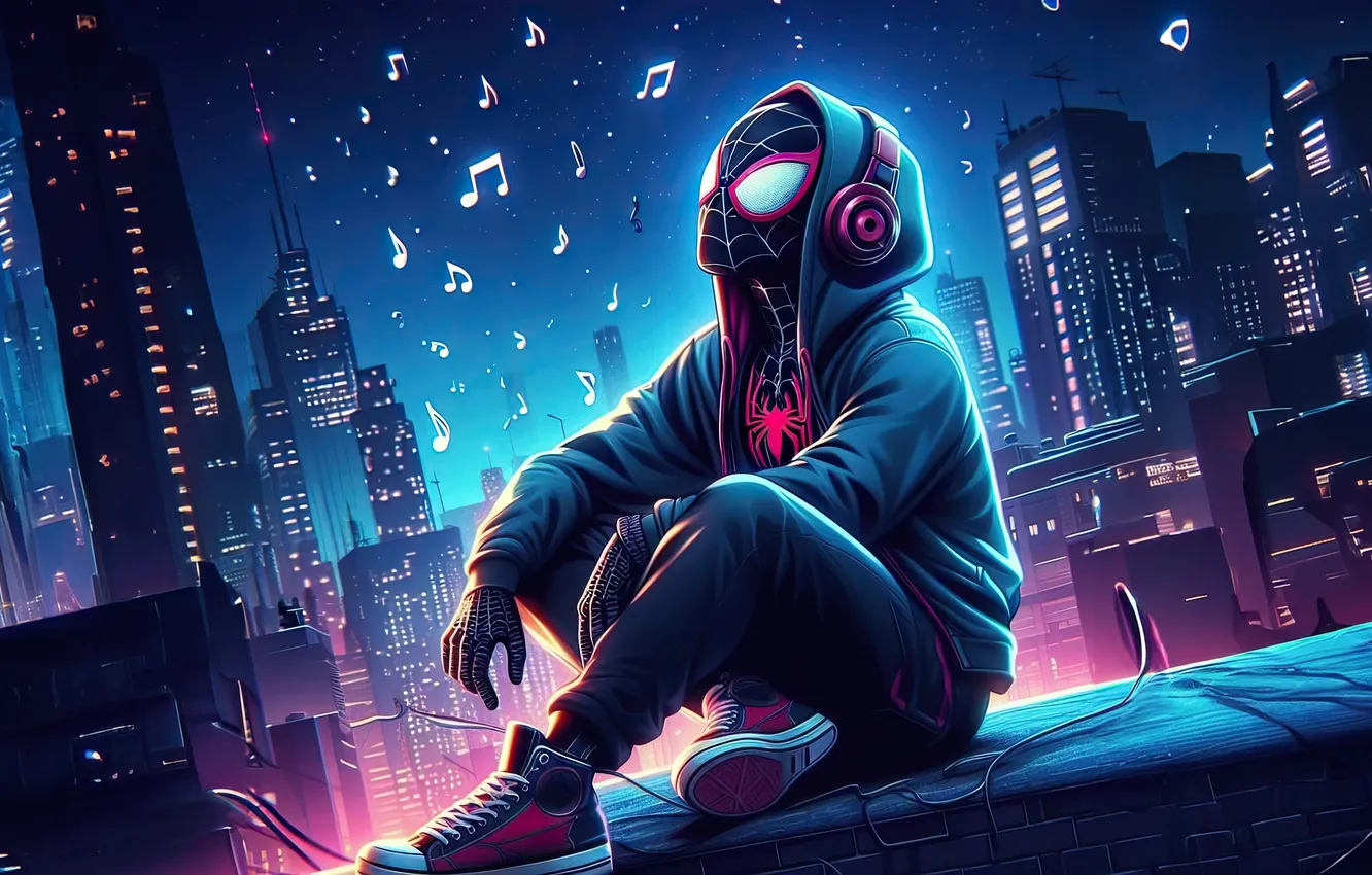 Photo wallpaper legacy, Miles, morales