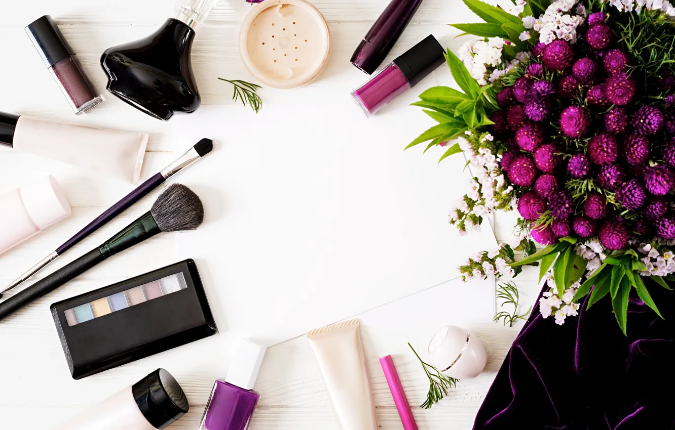 Photo wallpaper flowers, style, cosmetics, Timolina