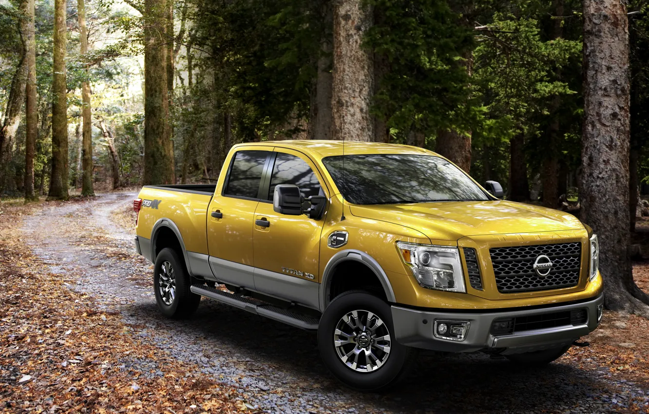 Photo wallpaper Nissan, Nissan, Titan, Crew Cab, Titan, 2015