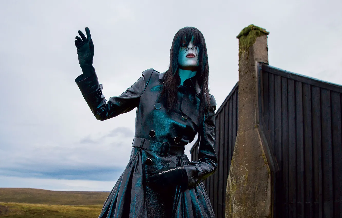 Photo wallpaper model, photoshoot, Edie Campbell, Edie Campbell, NY Times Style