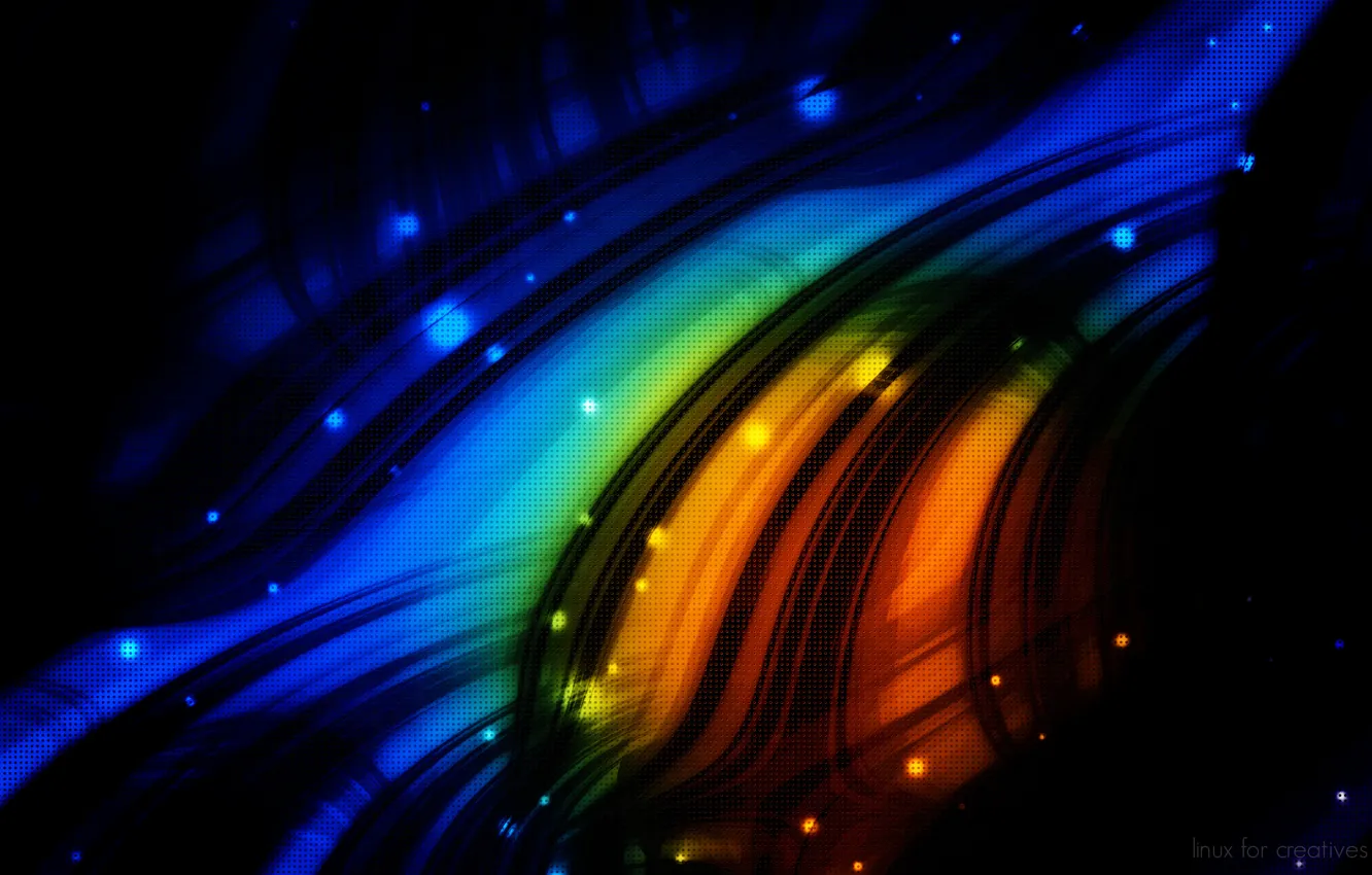 Photo wallpaper line, abstraction, color, point, creative, goldeye