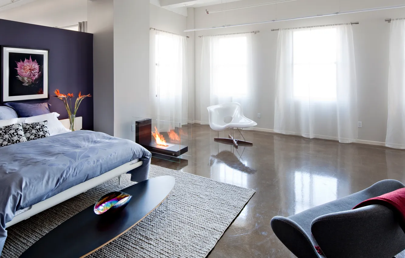 Photo wallpaper design, style, Villa, home, interior, apartment, bedroom, living room