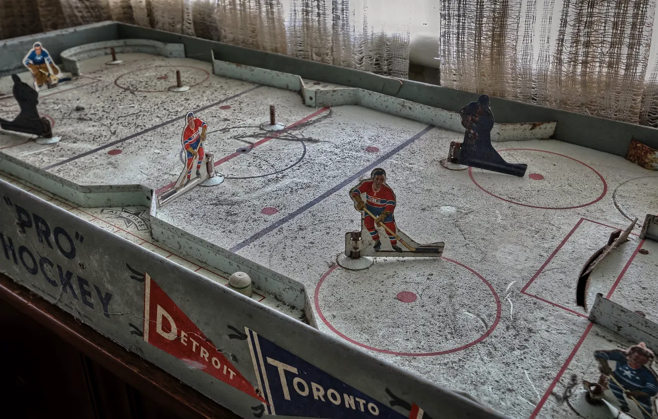 Photo wallpaper sport, the game, hockey