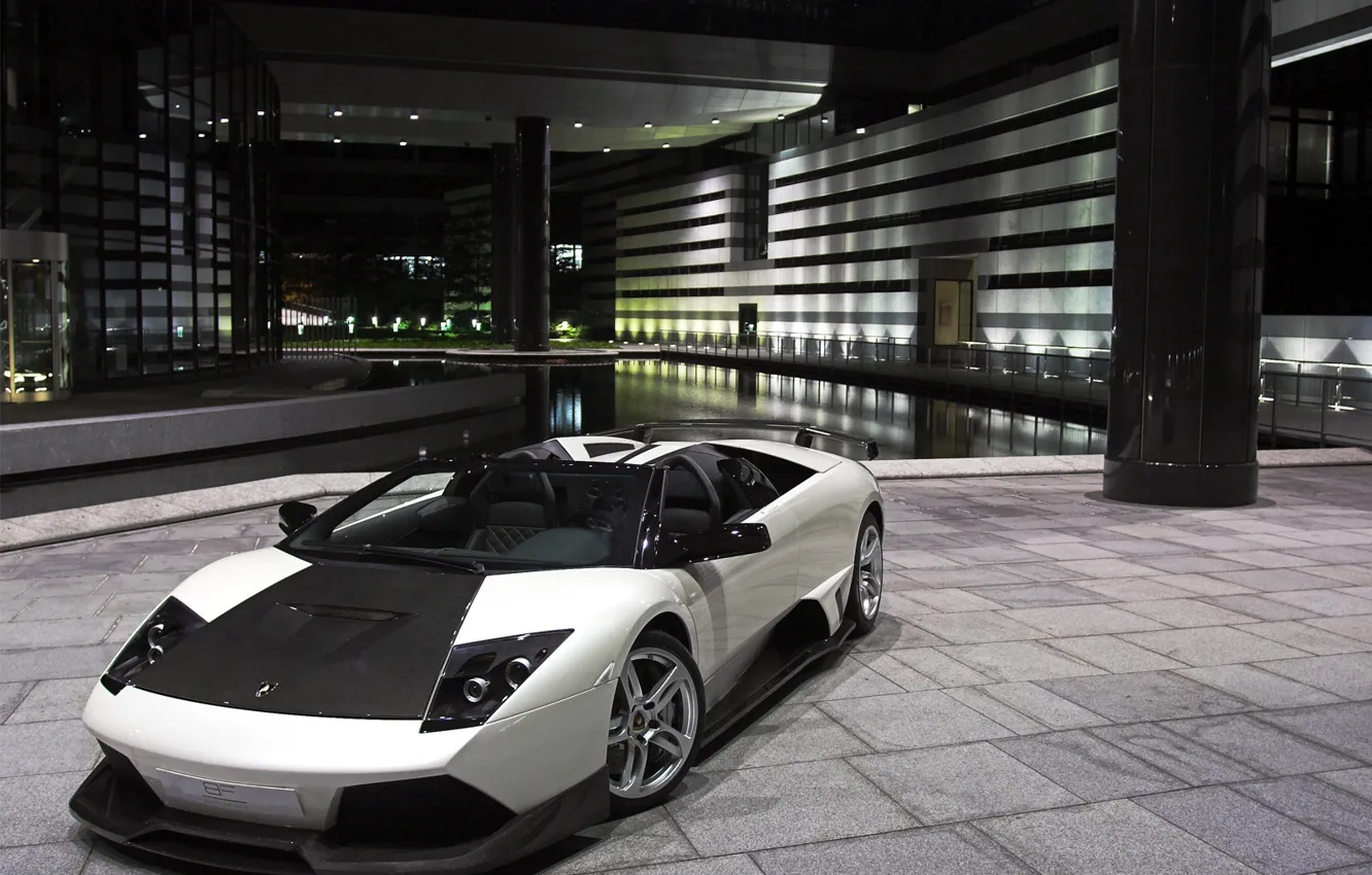 Photo wallpaper grey, lamborghini, supercar