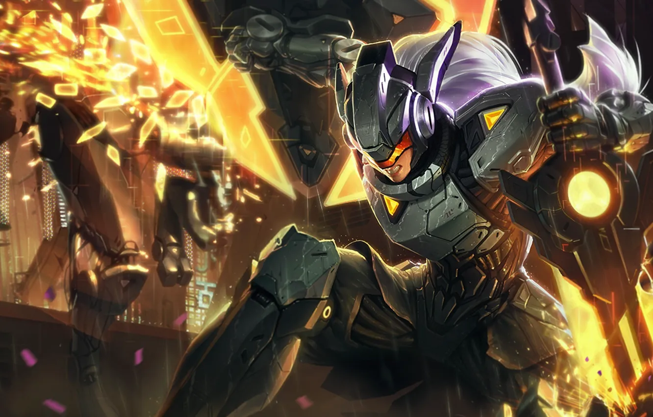 Photo wallpaper League of Legends, Leona, LoL, skin, splash art