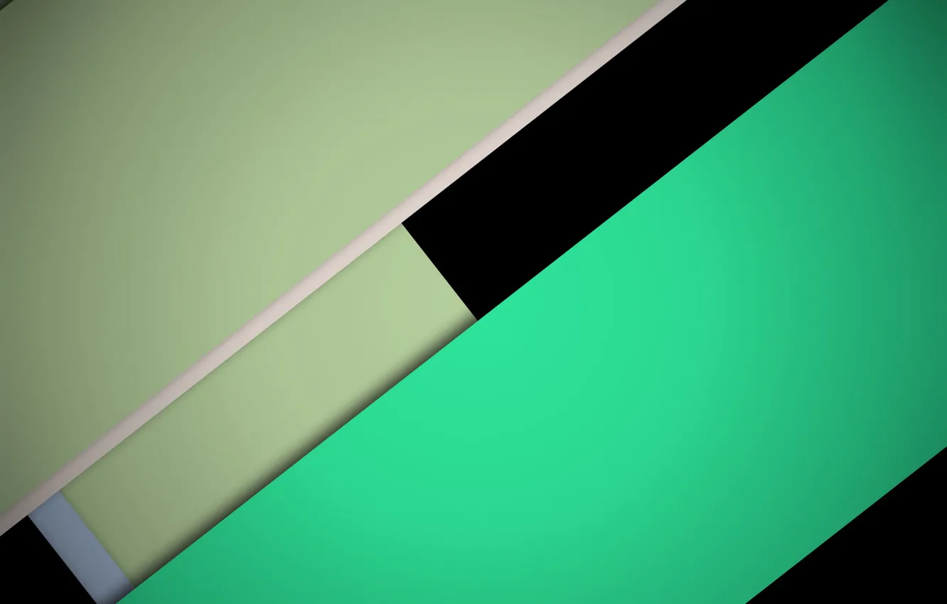 Photo wallpaper green, black, geometry, green, design, material, colore
