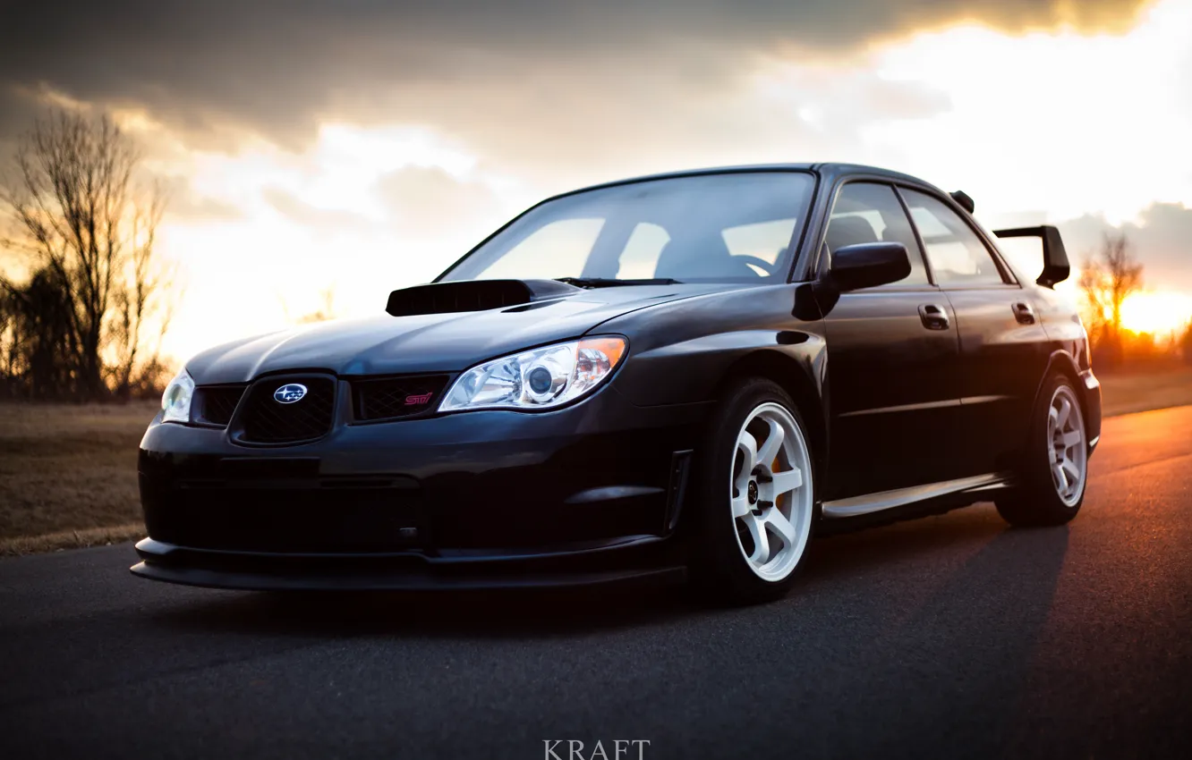 Photo wallpaper subaru, impraza, GDB STI