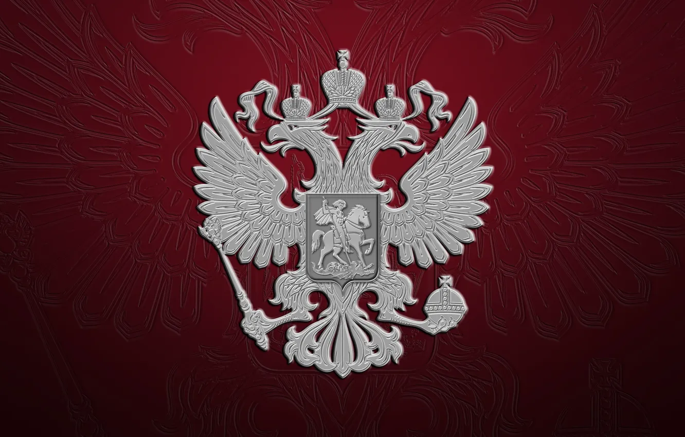 Photo wallpaper background, texture, flag, Background, Russia, coat of arms