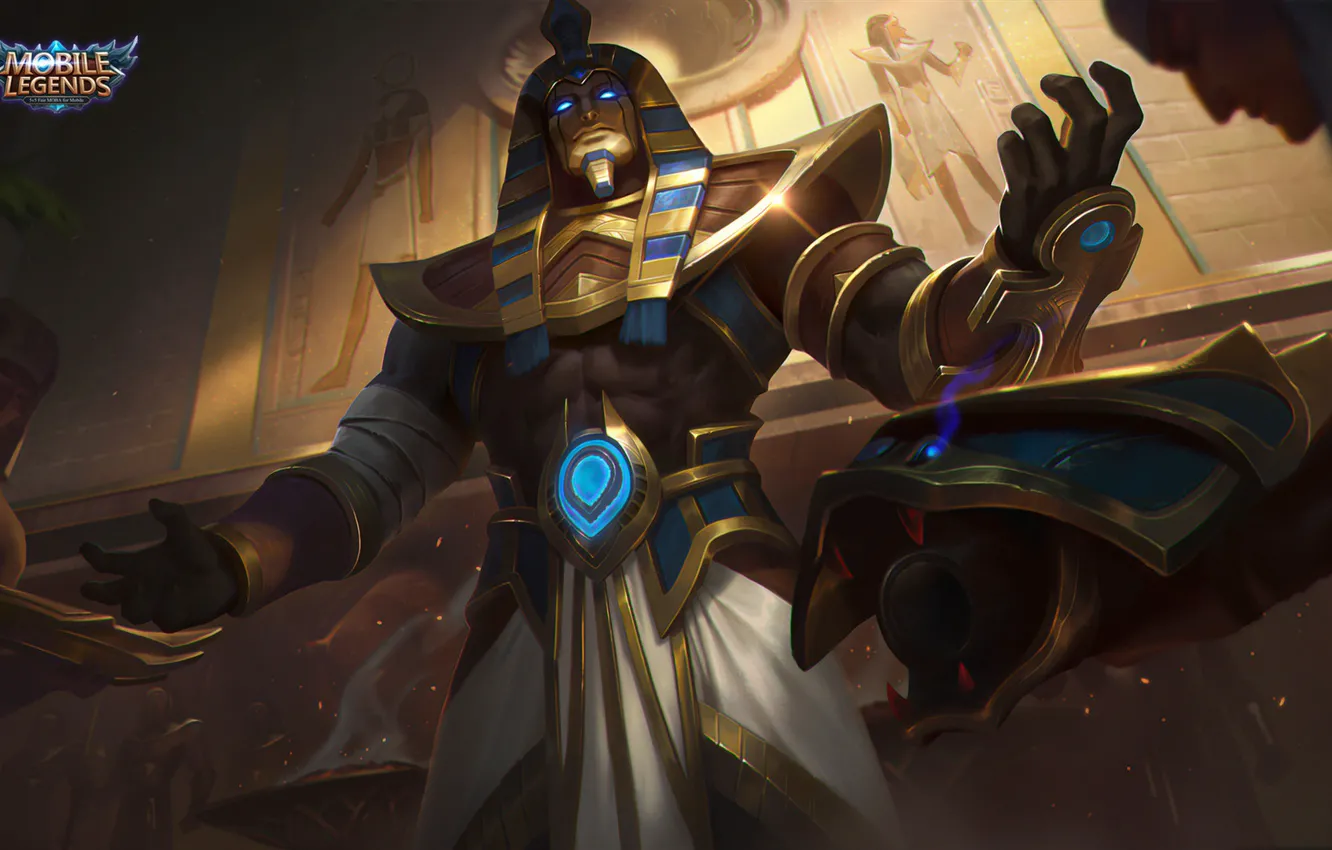 Photo wallpaper Pharaoh, Egypt, Mobile Legends Bang Bang