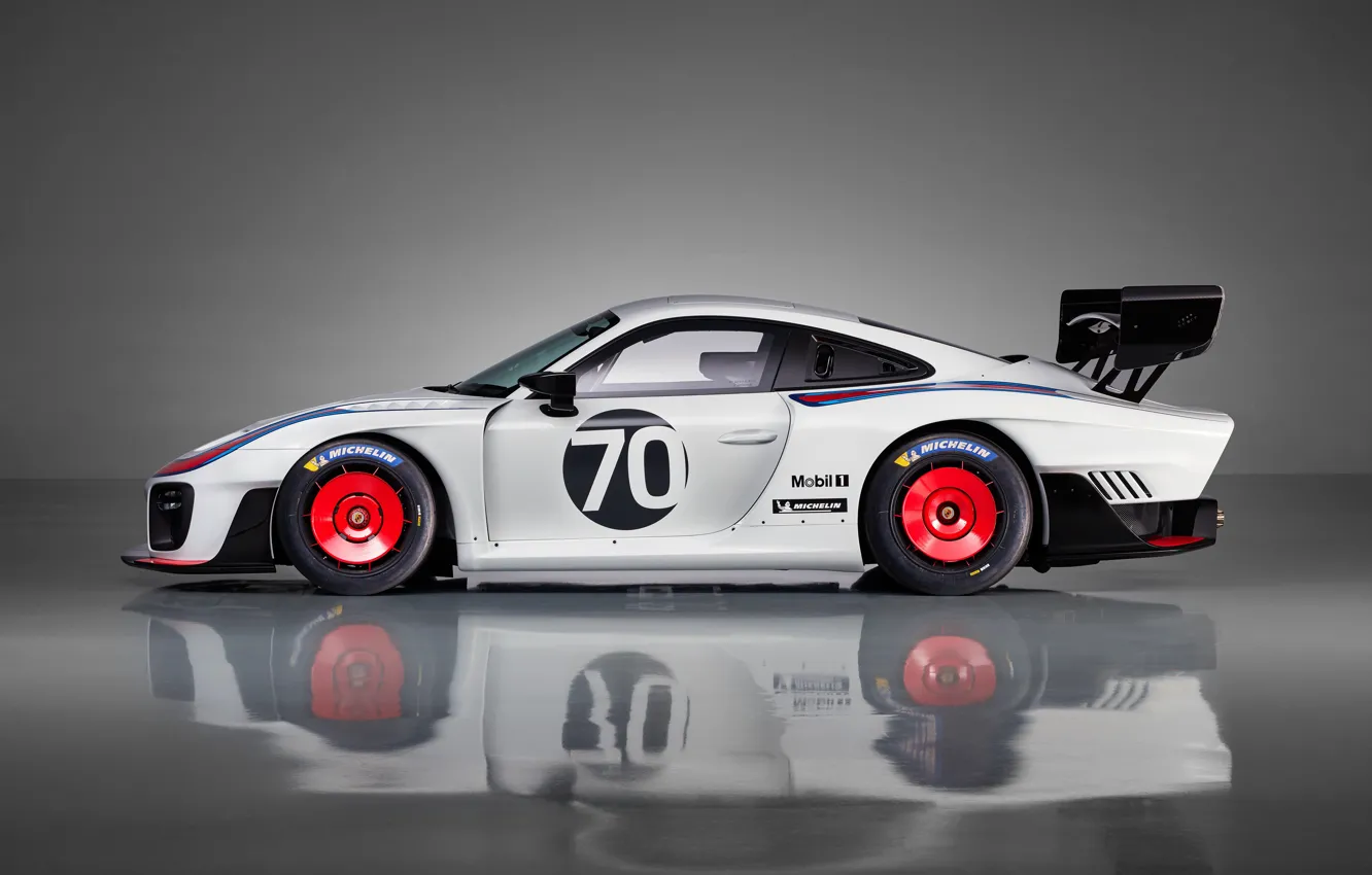Photo wallpaper Porsche, supercar, side view, 2018, 935