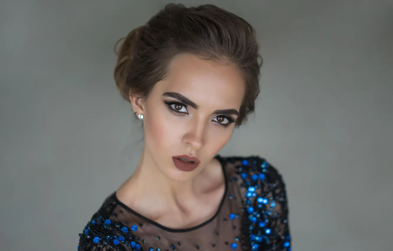 Photo wallpaper model, face, Viktoria, look, makeup