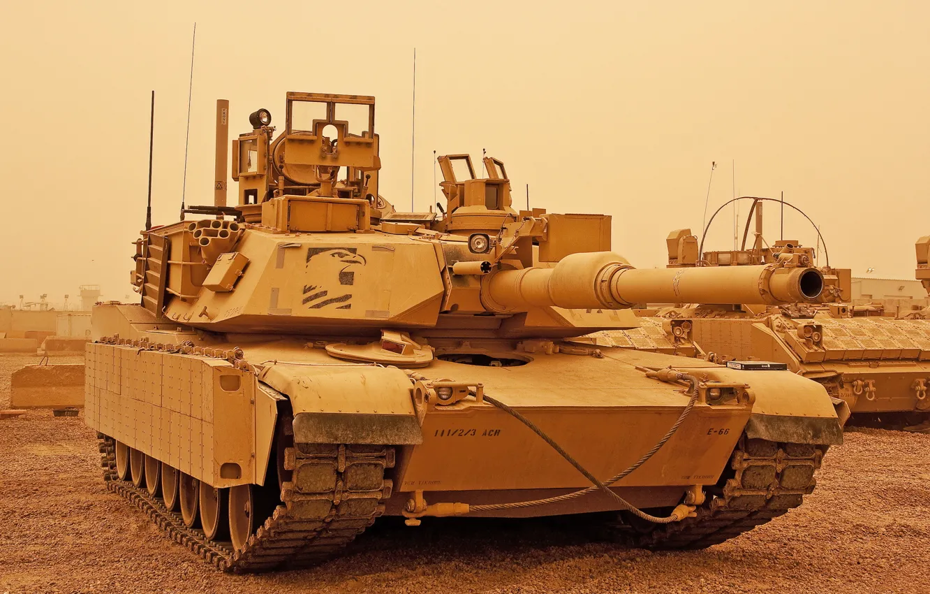 Photo wallpaper weapons, tank, Abrams