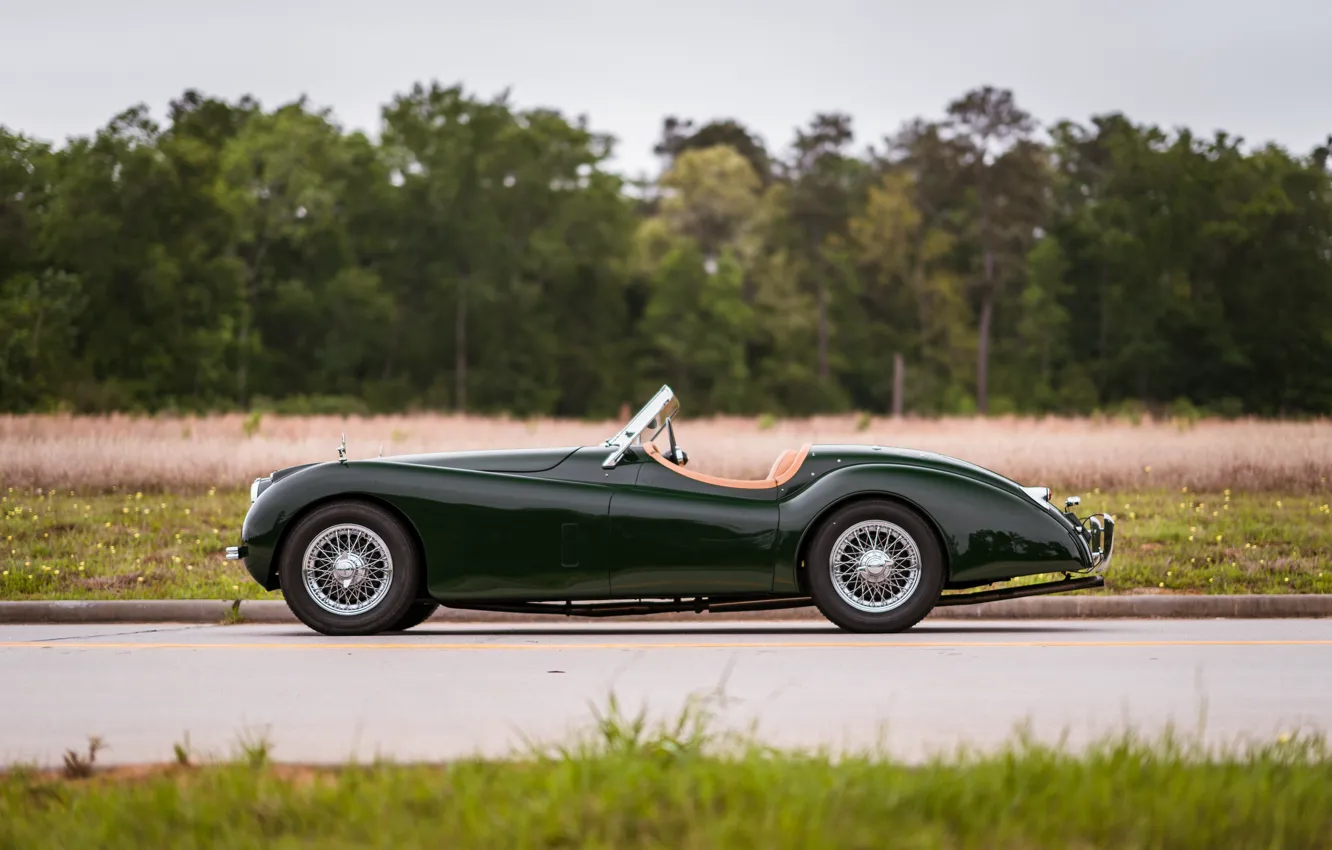 Photo wallpaper Jaguar, 1954, XK120, Jaguar XK120 SE Roadster