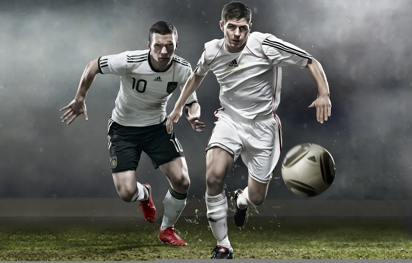 Photo wallpaper football, the ball, Adidas, adidas, gerrard, soccer, Podolsk