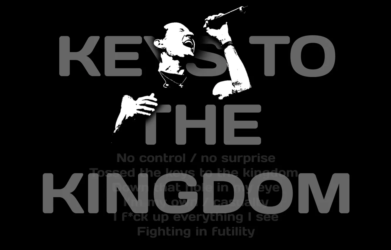 Photo wallpaper Linkin Park, Chester Bennington, Chester Bennington, Linkin Park, The Hunting Party, Keys To The Kingdom