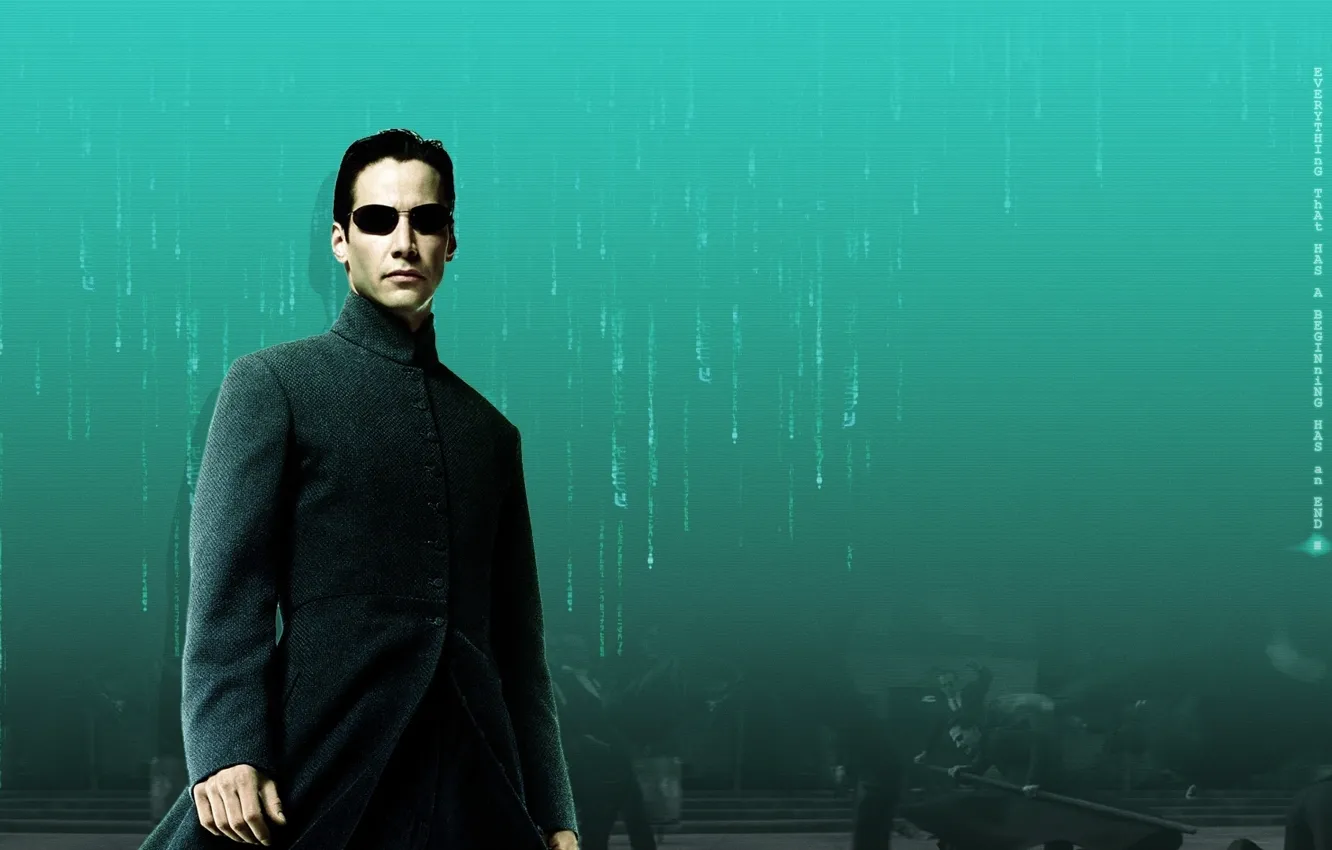 Photo wallpaper Neo, Keanu Reeves, Matrix, Keanu Reeves, The Matrix