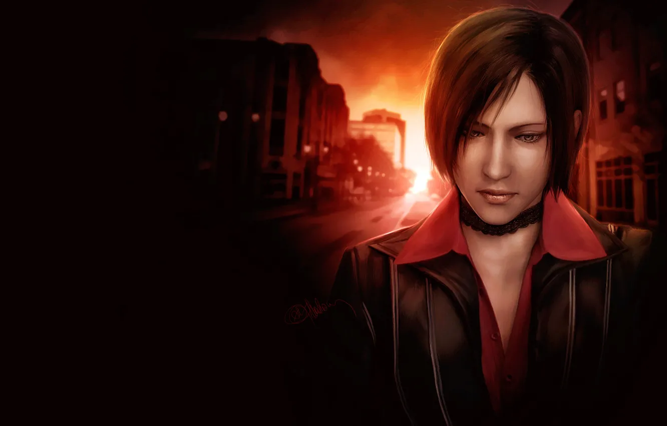 Photo wallpaper Resident Evil, Biohazard, Ada Wong, Resident Evil: Damnation