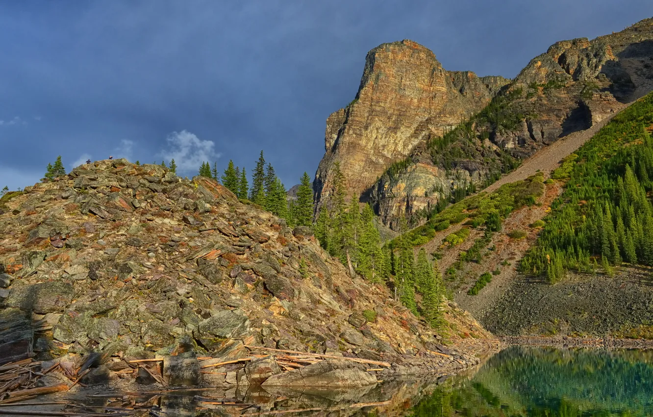 Photo wallpaper mountains, Canada, Albert, Banff National Park, Alberta, Canada, Banff