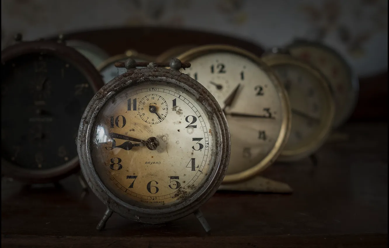 Photo wallpaper time, watch, alarm clock
