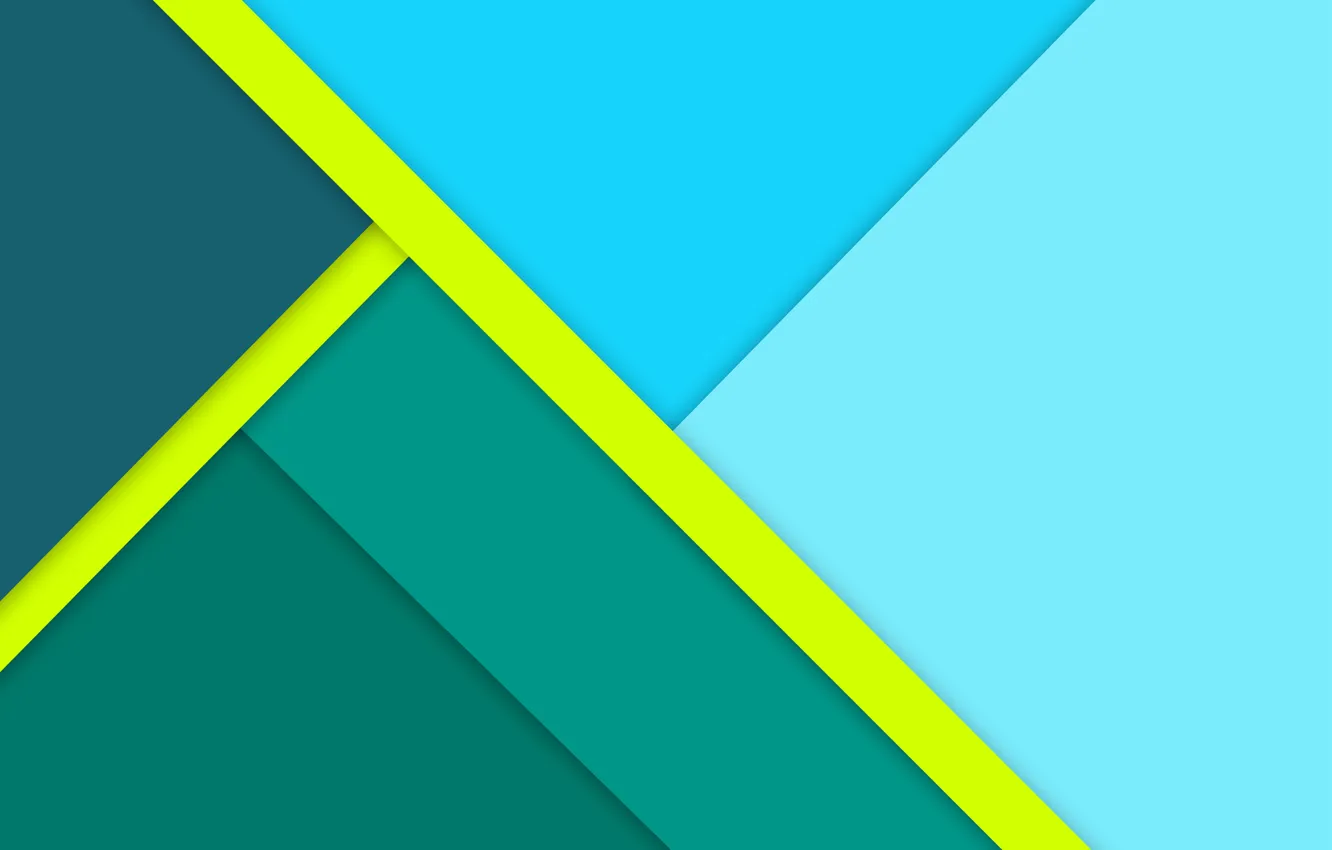 Photo wallpaper line, green, blue, geometry, design, color, material