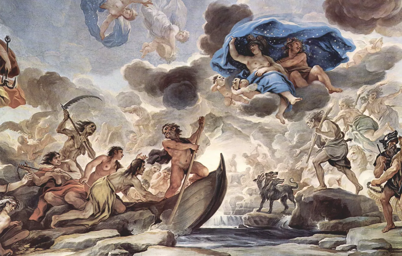 Photo wallpaper picture, painting, mythology
