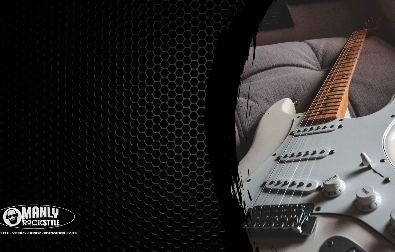 Photo wallpaper metal, guitar, rock, Music