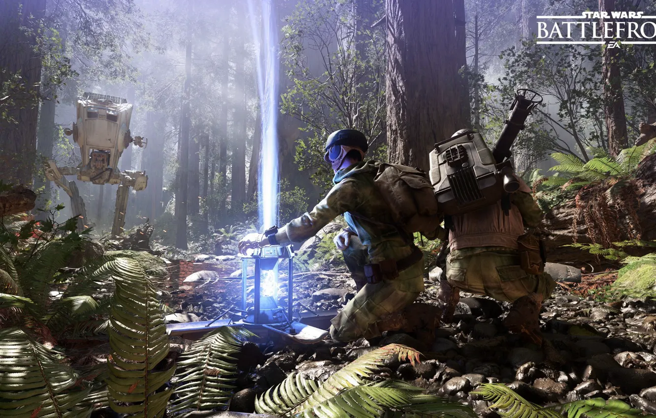 Photo wallpaper forest, star wars, star wars, the rebels, Electronic Arts, dice, war machine, FPS