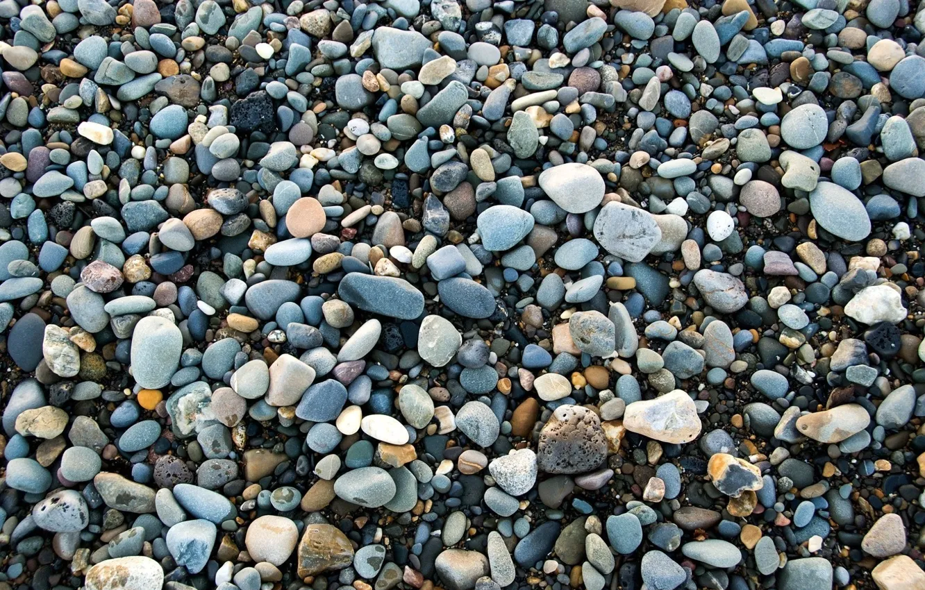 Photo wallpaper sea, nature, stones