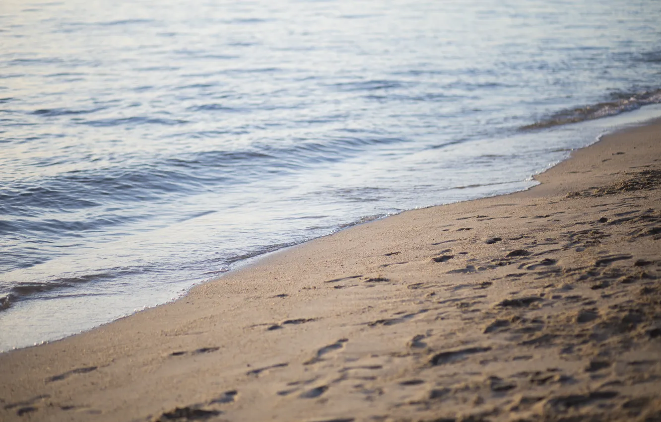 Photo wallpaper sand, sea, wave, beach, summer, summer, beach, sea