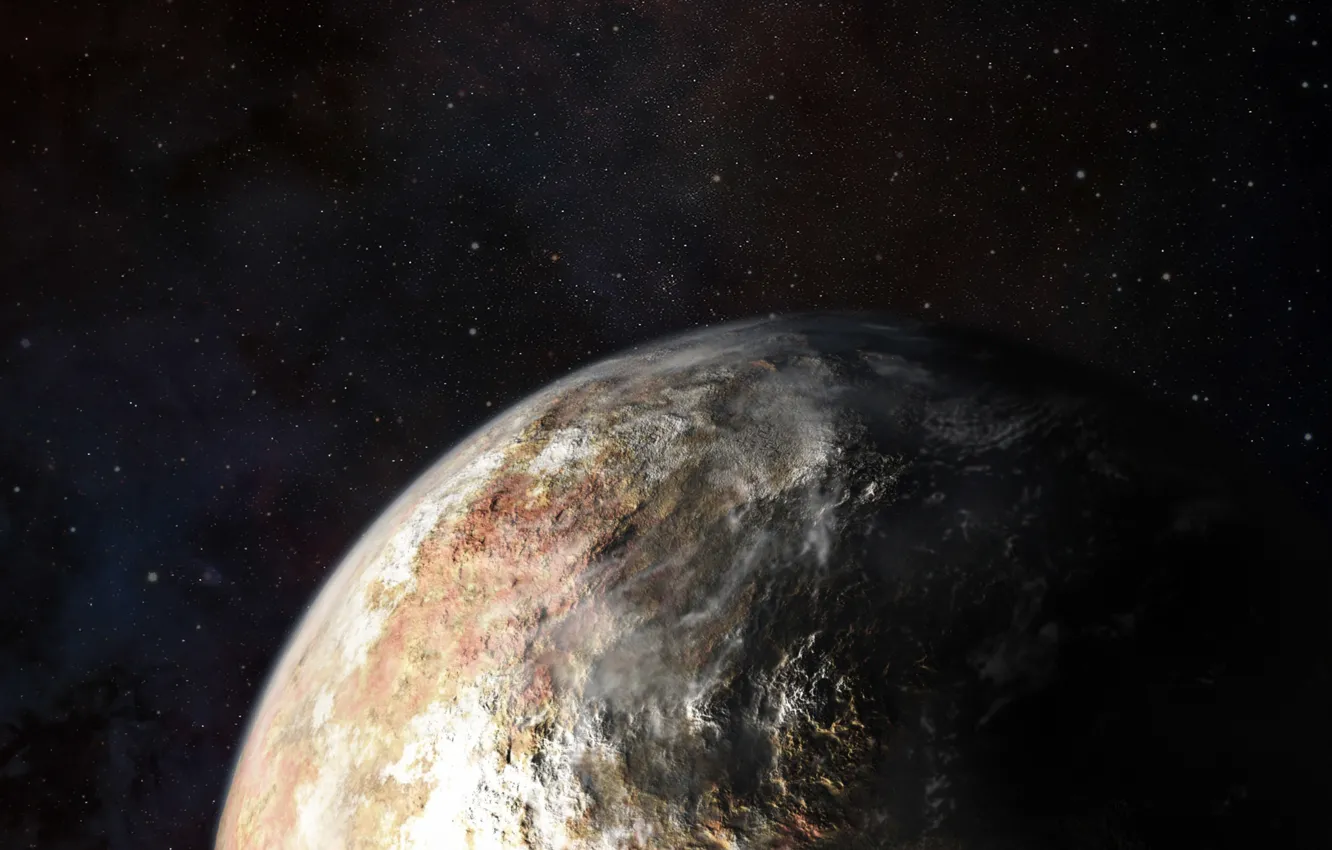 Photo wallpaper NASA, planet, Pluto
