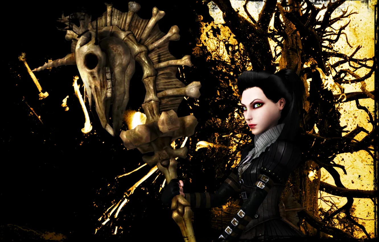 Photo wallpaper Alice, Alice, Alice: Madness Returns, Hobby Horse, Knightmare