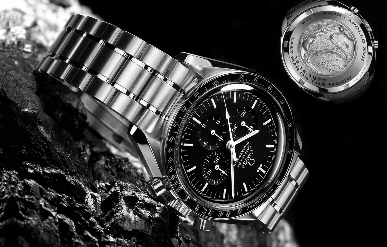 Photo wallpaper watch, Omega, speedmaster Professional, Moon Watch