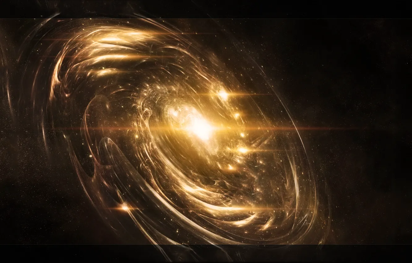 Photo wallpaper spiral, galaxy, star cluster, sleeve