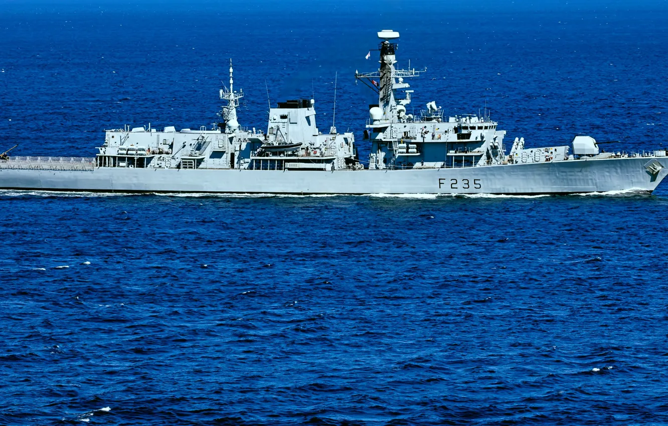 Photo wallpaper frigate, The Royal Navy, HMS Monmouth