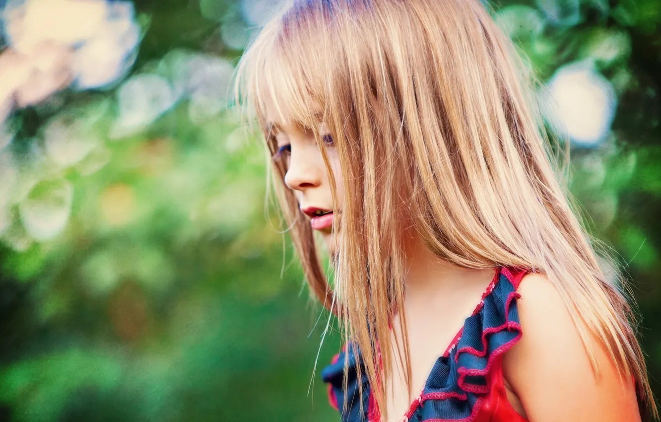 Photo wallpaper mood, portrait, girl