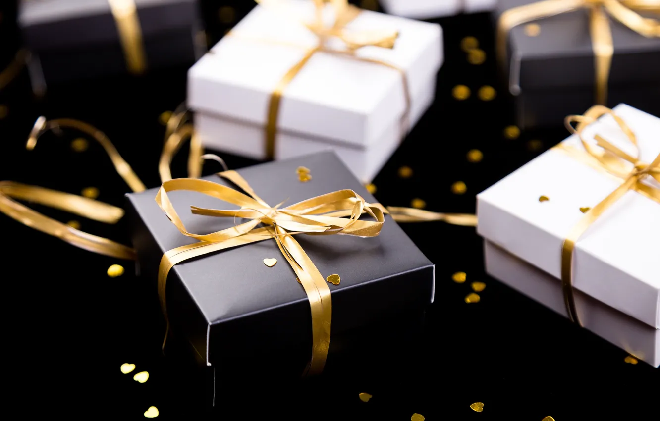 Photo wallpaper holiday, gift, tape