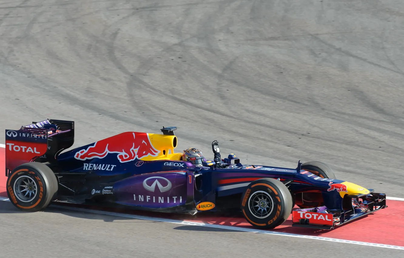 Photo wallpaper Renault, Red Bull, Sebastian Vettel