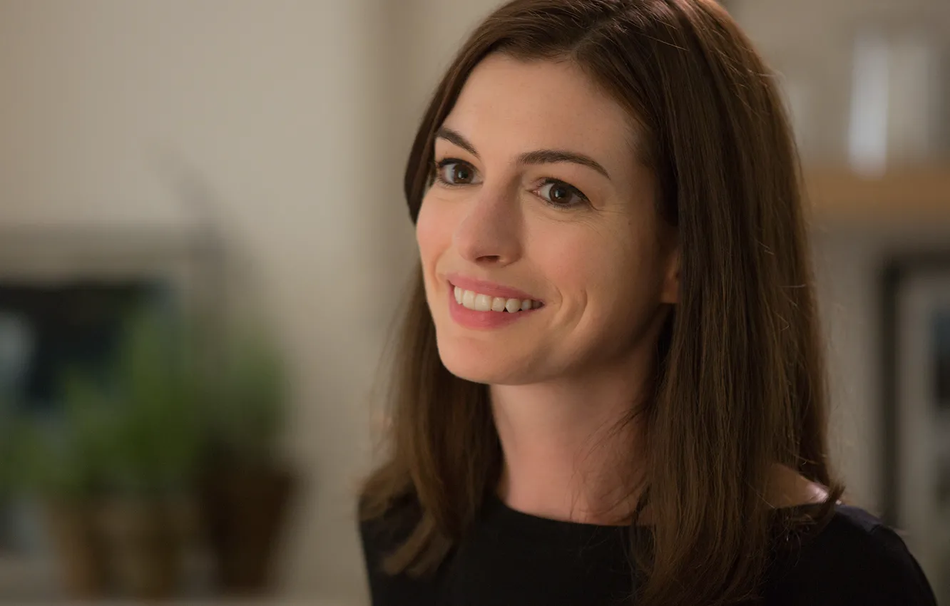 Photo wallpaper girl, smile, Comedy, The Intern, Jules Ostin, Intern, Anne Hathaway Anne Hathaway