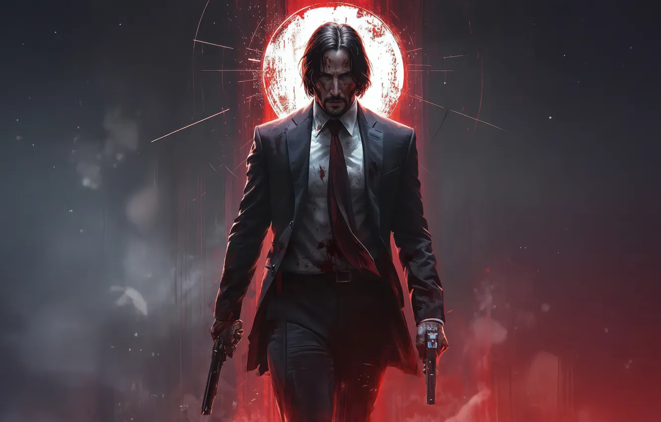 Photo wallpaper Fury, John Wick, Baba Yaga