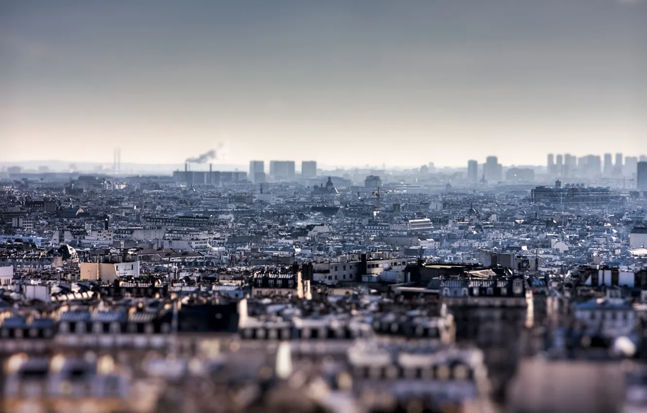 Photo wallpaper the city, home, dal, crane, Church