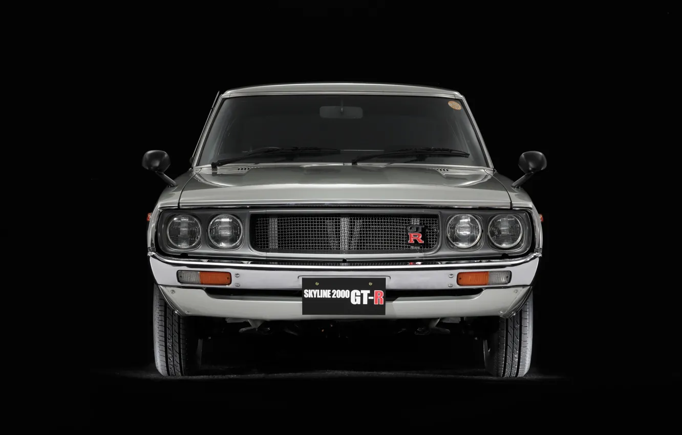 Photo wallpaper Nissan, Skyline, front view, 2000GT-R, Nissan Skyline 2000 GT-R