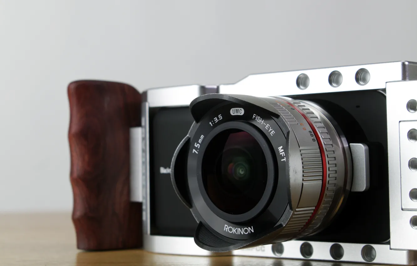 Photo wallpaper macro, background, Pocket Cinema Sharkcage